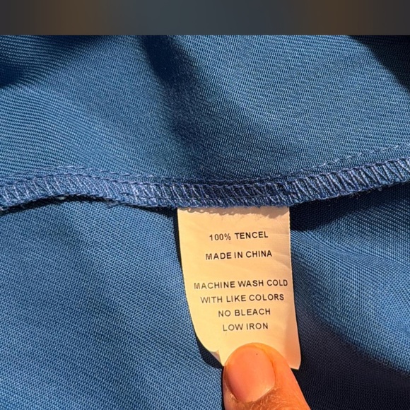 H BAR C ranchwear Womens Blue Western Embroidered Button-Up Shirt - Picture 8 of 8